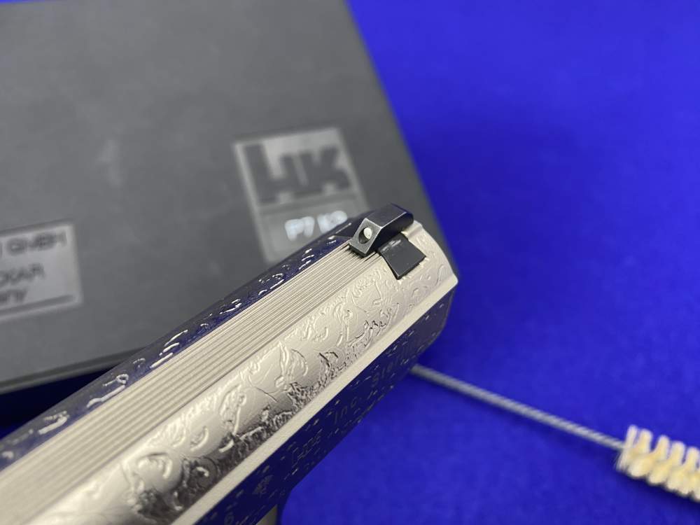 1997 Heckler & Koch HK P7K3 9k Nickel *MASTERFUL GERMAN OAK LEAF ENGRAVING*-img-55