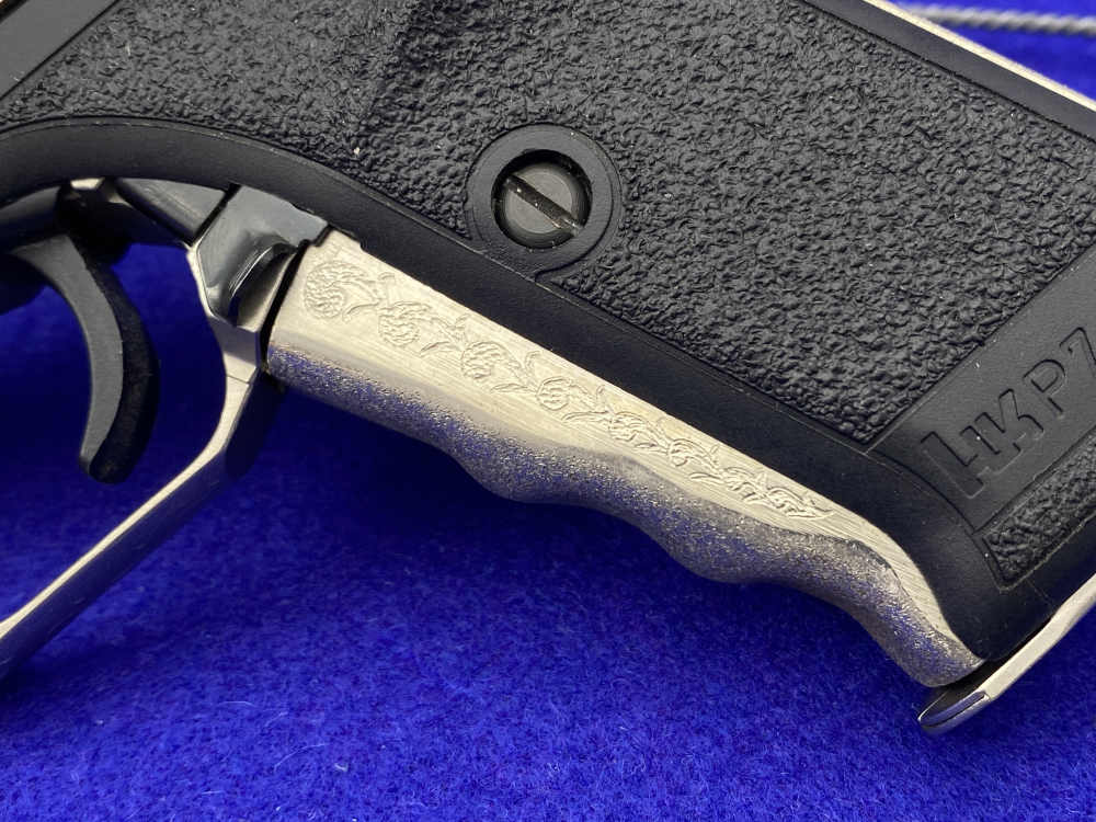 1997 Heckler & Koch HK P7K3 9k Nickel *MASTERFUL GERMAN OAK LEAF ENGRAVING*-img-16