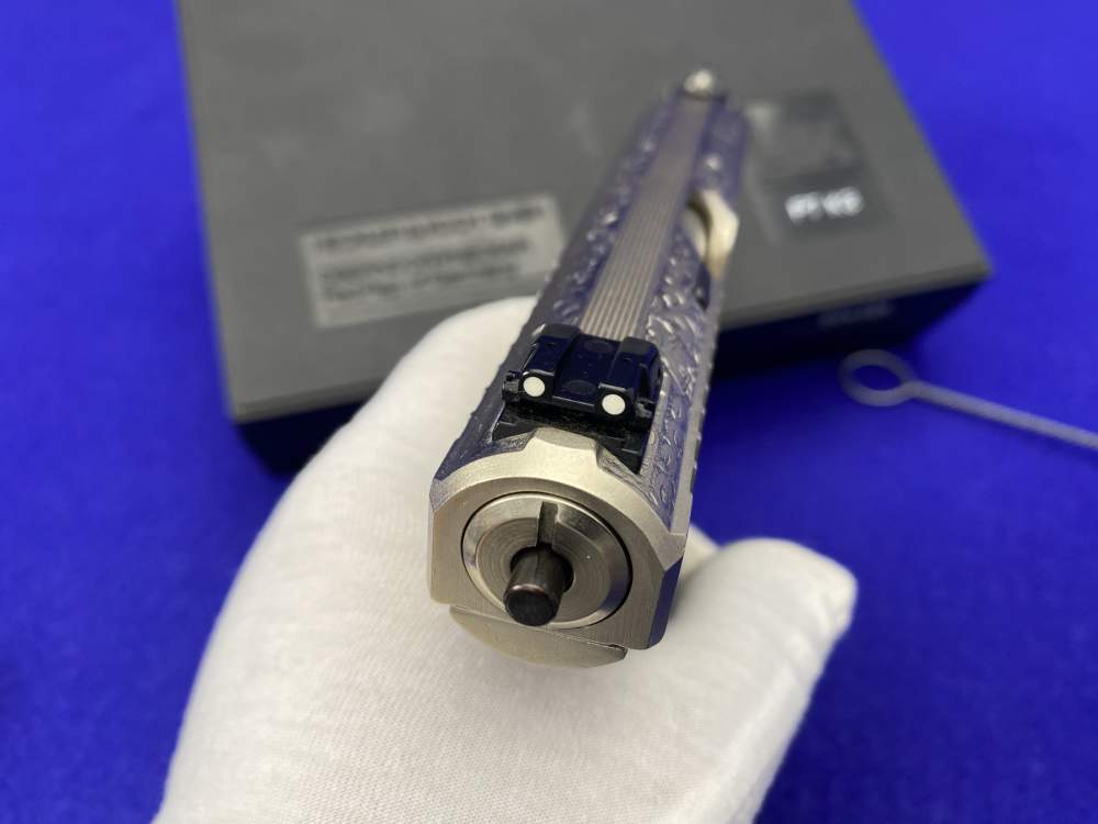 1997 Heckler & Koch HK P7K3 9k Nickel *MASTERFUL GERMAN OAK LEAF ENGRAVING*-img-54