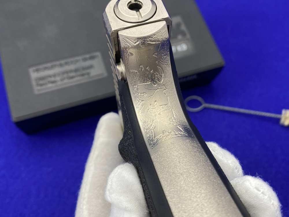 1997 Heckler & Koch HK P7K3 9k Nickel *MASTERFUL GERMAN OAK LEAF ENGRAVING*-img-29