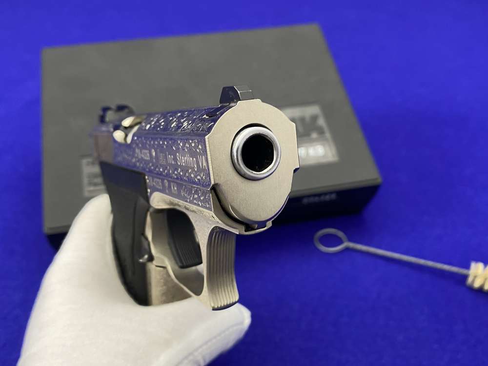 1997 Heckler & Koch HK P7K3 9k Nickel *MASTERFUL GERMAN OAK LEAF ENGRAVING*-img-41