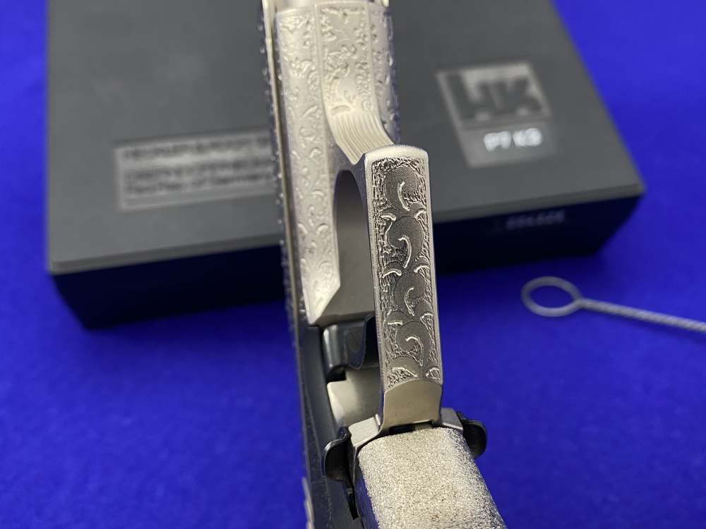 1997 Heckler & Koch HK P7K3 9k Nickel *MASTERFUL GERMAN OAK LEAF ENGRAVING*-img-38