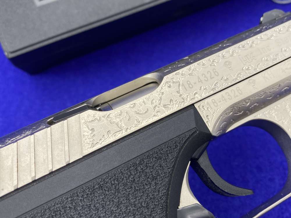 1997 Heckler & Koch HK P7K3 9k Nickel *MASTERFUL GERMAN OAK LEAF ENGRAVING*-img-50