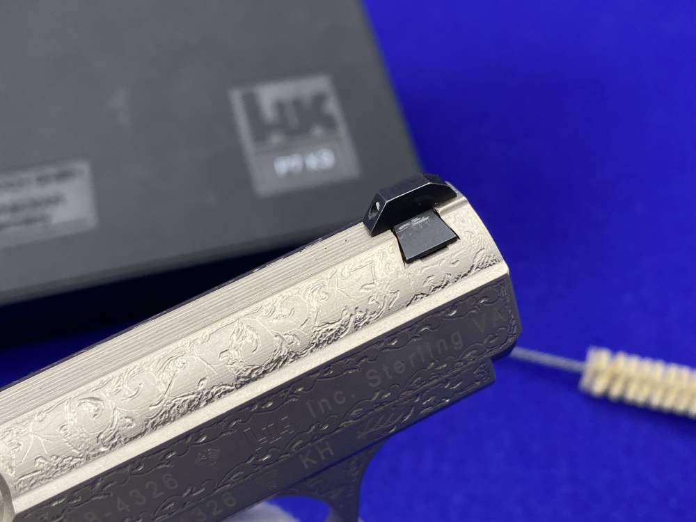 1997 Heckler & Koch HK P7K3 9k Nickel *MASTERFUL GERMAN OAK LEAF ENGRAVING*-img-35