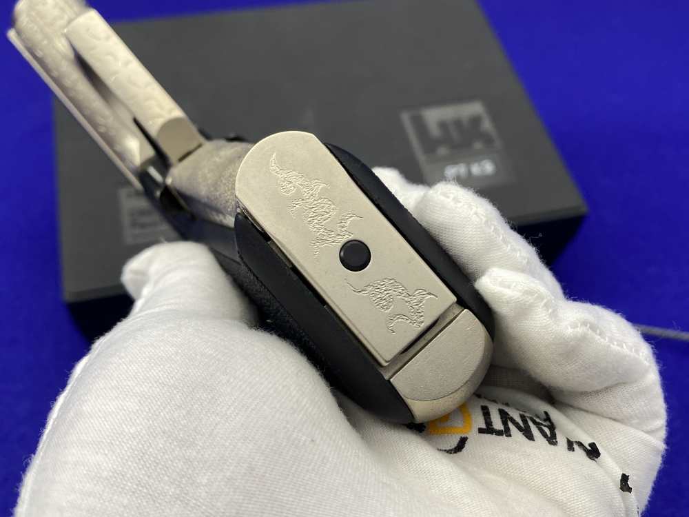 1997 Heckler & Koch HK P7K3 9k Nickel *MASTERFUL GERMAN OAK LEAF ENGRAVING*-img-36