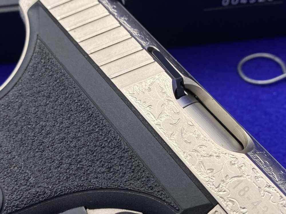 1997 Heckler & Koch HK P7K3 9k Nickel *MASTERFUL GERMAN OAK LEAF ENGRAVING*-img-20