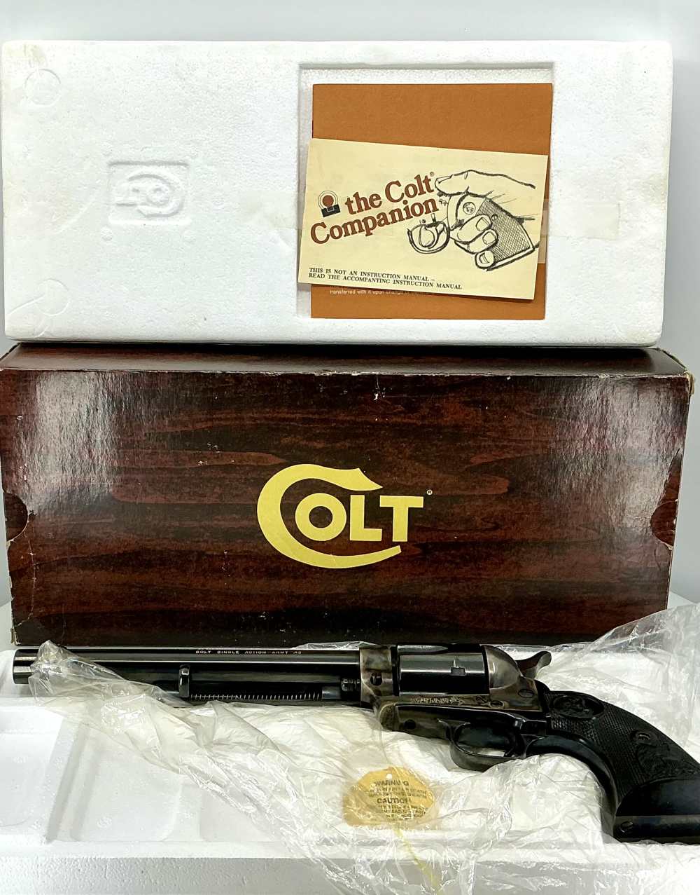 Colt Single Action Army 3rd Gen 7.5” .45 Colt Revolver Mfg. 1976 w/ box-img-12