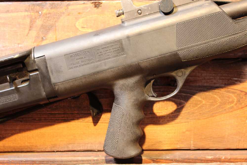 1975 High Standard Model Ten Series B Police Shotgun 12 ga 18" bbl Bullpup-img-3