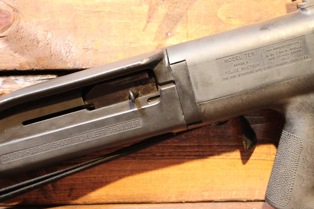 1975 High Standard Model Ten Series B Police Shotgun 12 ga 18" bbl Bullpup-img-2