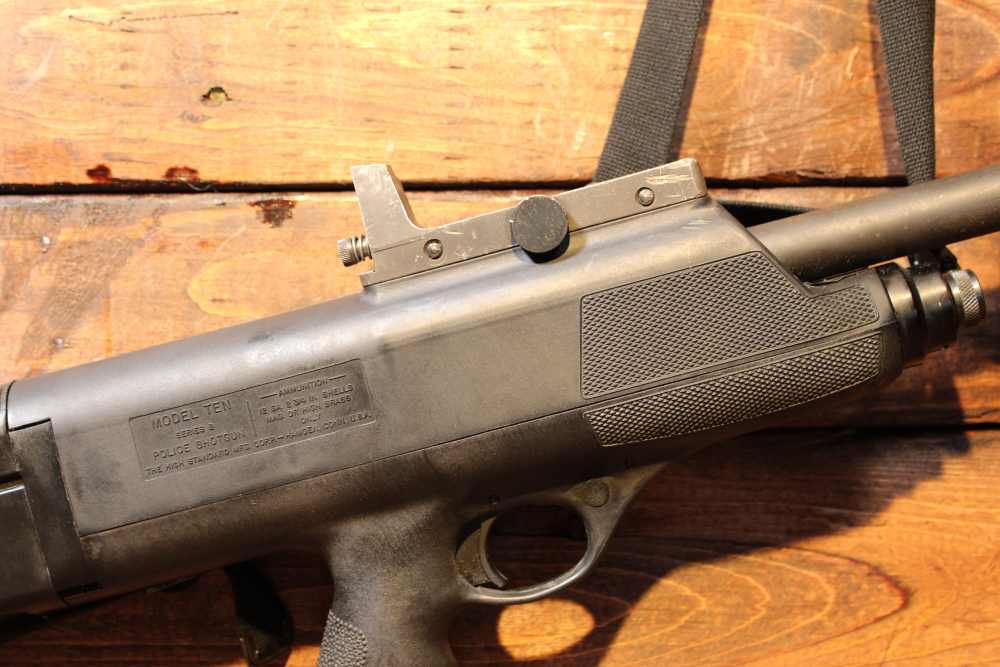 1975 High Standard Model Ten Series B Police Shotgun 12 ga 18" bbl Bullpup-img-4