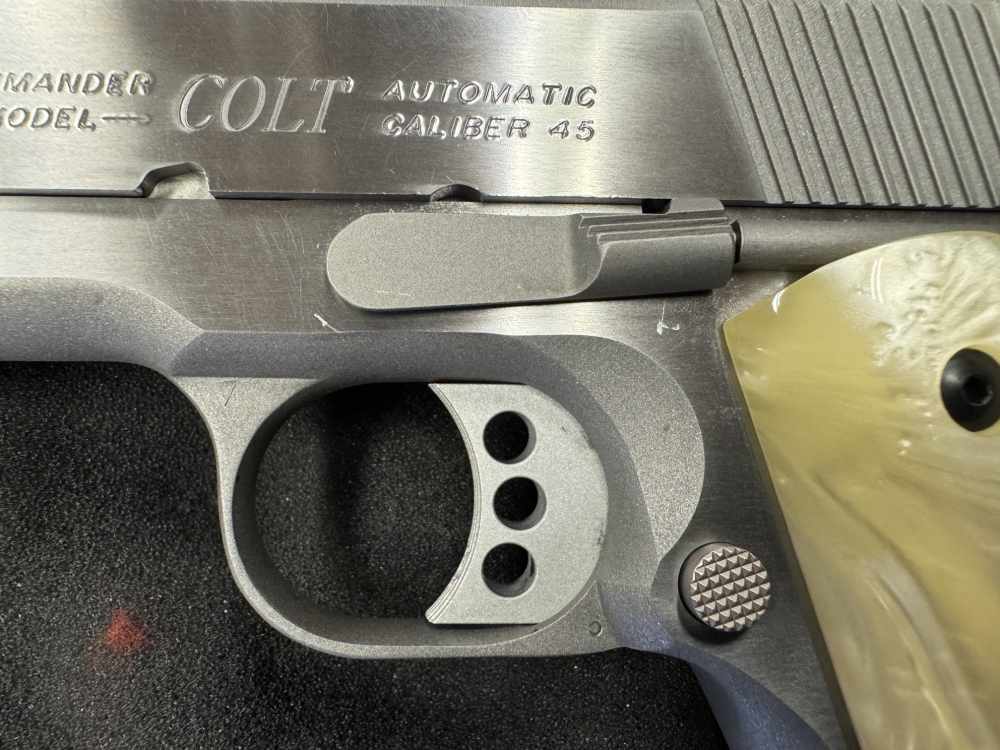 COLT 1911 COMBAT COMMANDER 45ACP SS 4.25" BARREL 80 SERIES ORIGINAL BOX-img-5