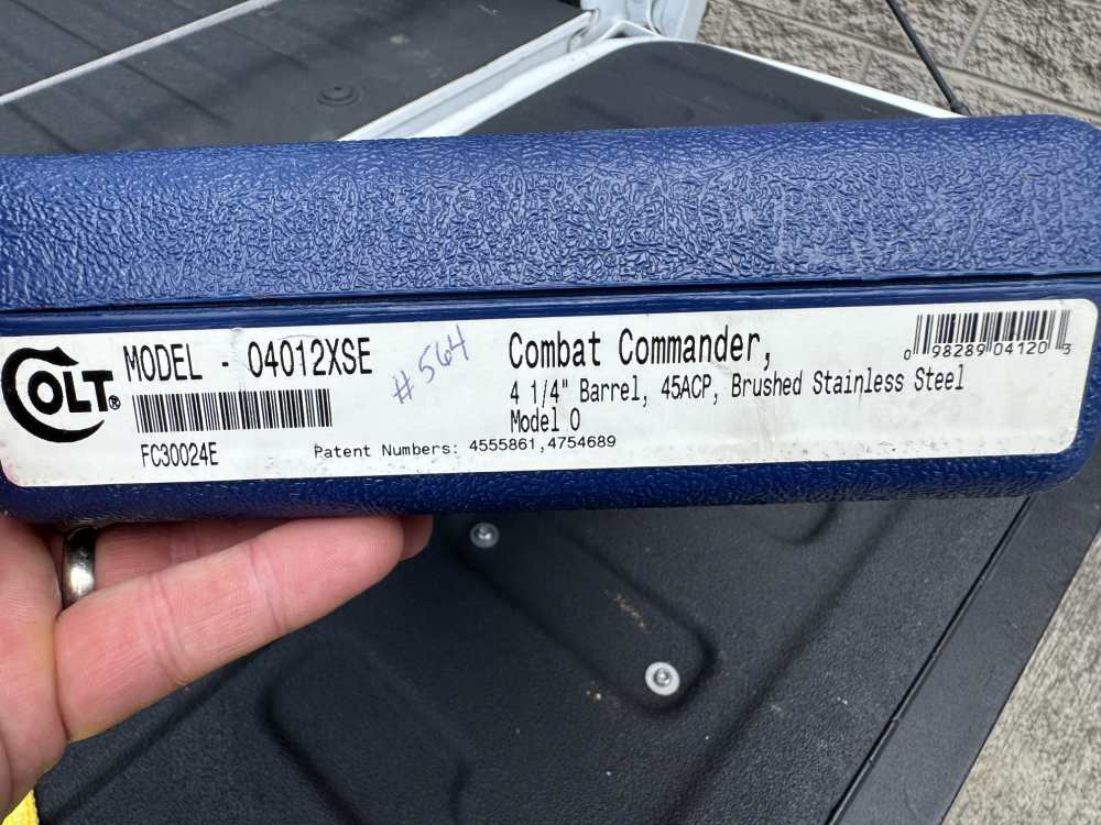 COLT 1911 COMBAT COMMANDER 45ACP SS 4.25" BARREL 80 SERIES ORIGINAL BOX-img-17