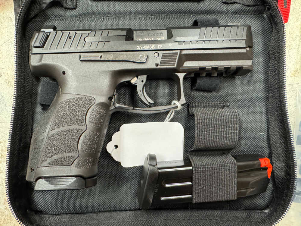 HK VP9 VP9A1 K 9MM 2-15RD MAGS OPTIC READY SLIDE NEW DISPLAY MODEL-img-2