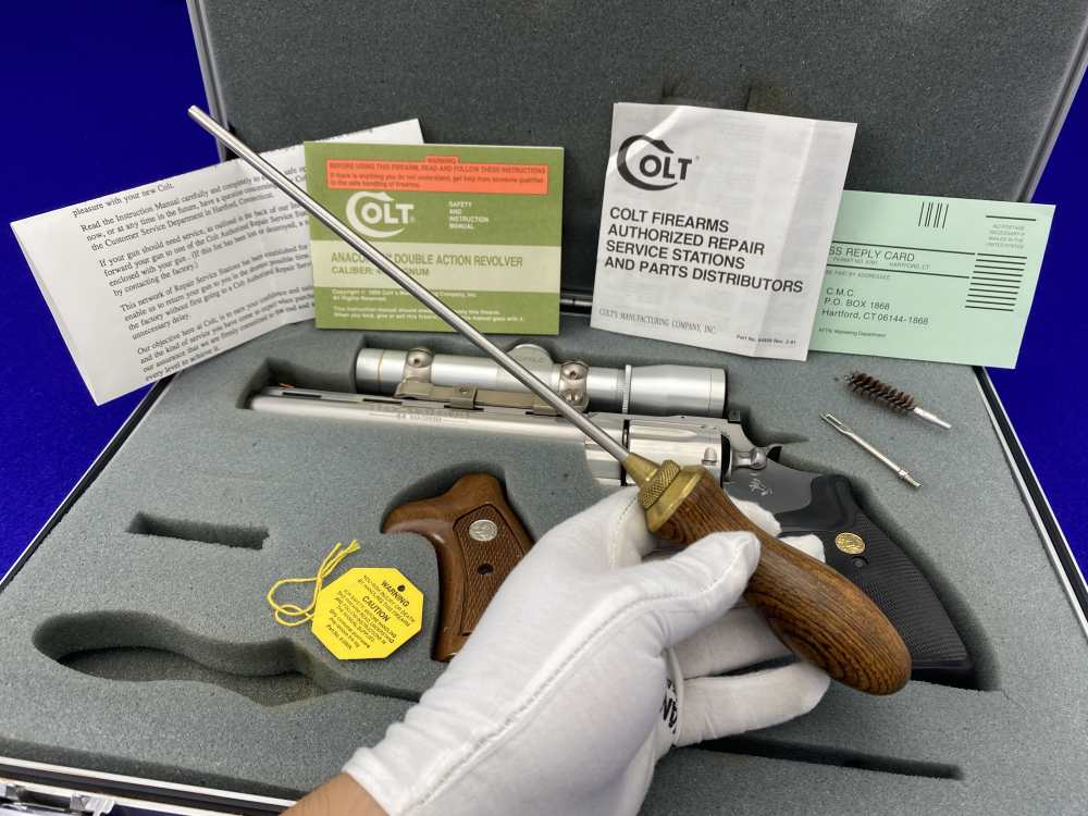 1991 Colt Anaconda Hunter .44 Mag 8" *HOLY GRAIL CUSTOM SHOP ANACONDA*-img-50