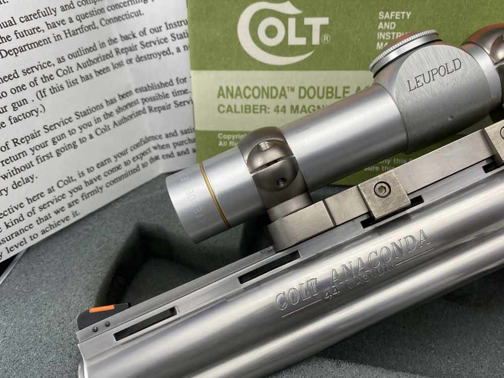 1991 Colt Anaconda Hunter .44 Mag 8" *HOLY GRAIL CUSTOM SHOP ANACONDA*-img-11