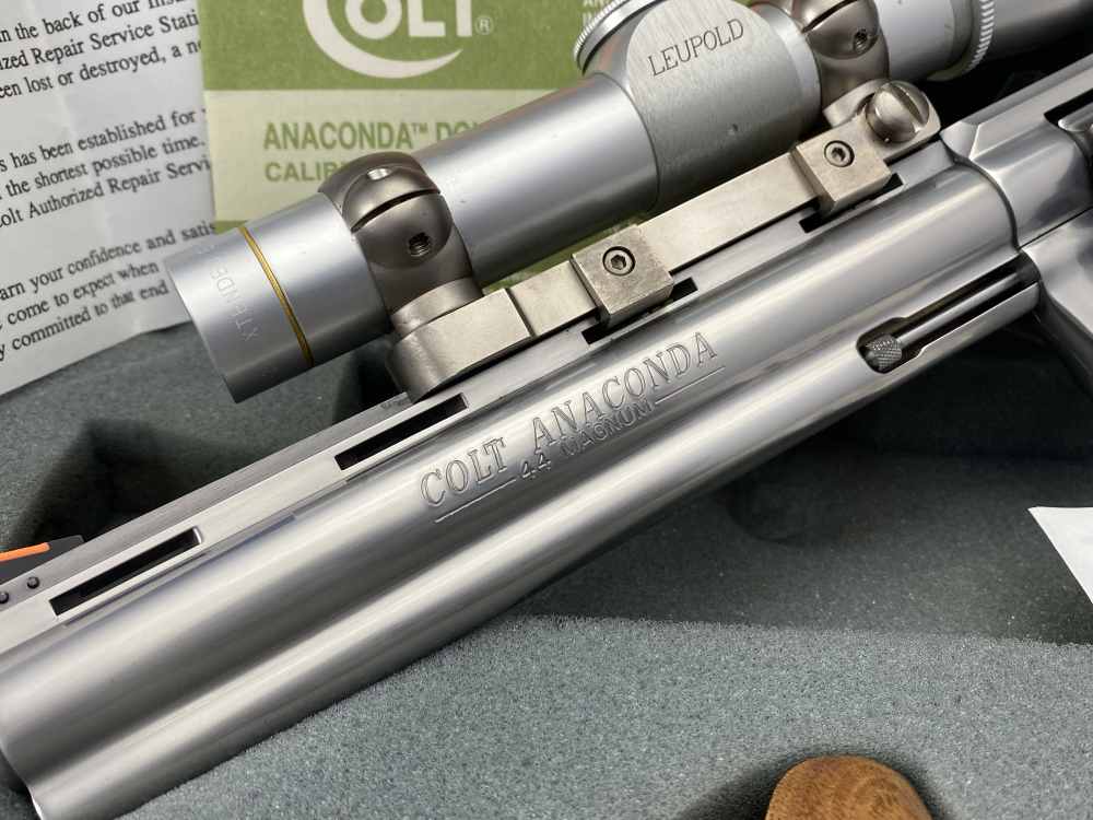1991 Colt Anaconda Hunter .44 Mag 8" *HOLY GRAIL CUSTOM SHOP ANACONDA*-img-8