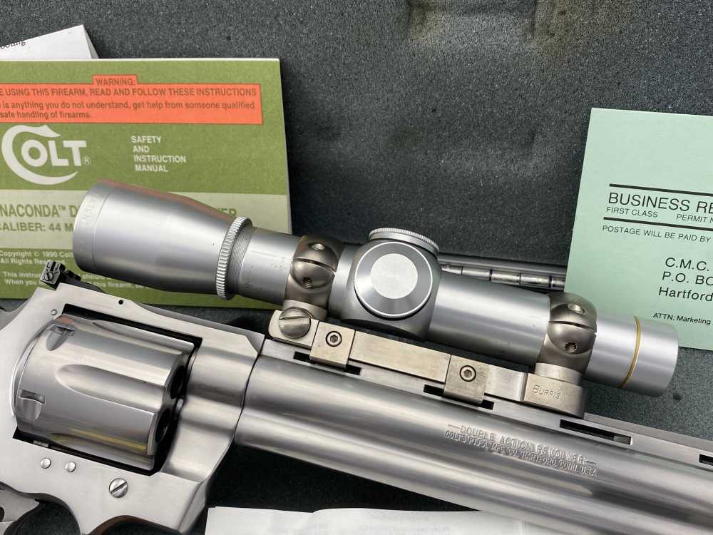 1991 Colt Anaconda Hunter .44 Mag 8" *HOLY GRAIL CUSTOM SHOP ANACONDA*-img-23