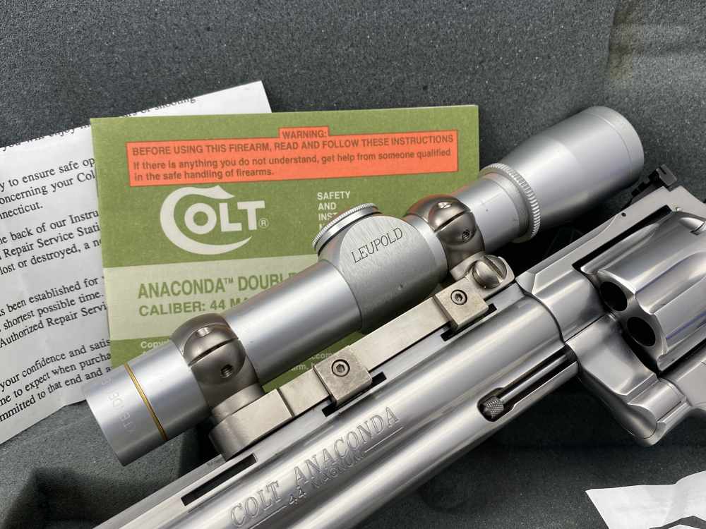 1991 Colt Anaconda Hunter .44 Mag 8" *HOLY GRAIL CUSTOM SHOP ANACONDA*-img-14