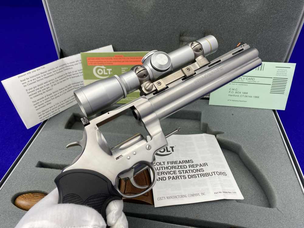 1991 Colt Anaconda Hunter .44 Mag 8" *HOLY GRAIL CUSTOM SHOP ANACONDA*-img-45