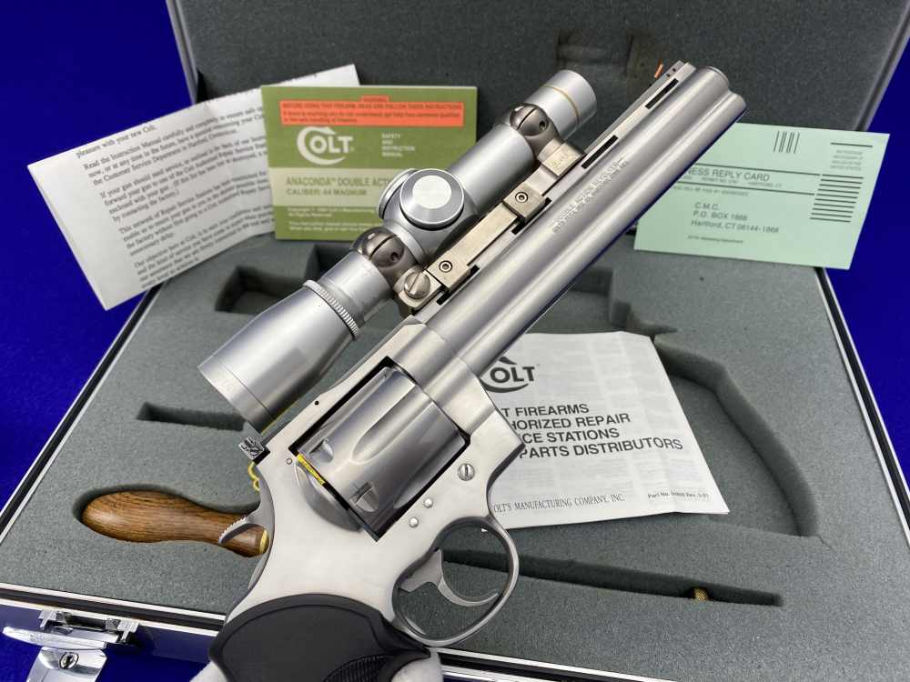 1991 Colt Anaconda Hunter .44 Mag 8" *HOLY GRAIL CUSTOM SHOP ANACONDA*-img-37