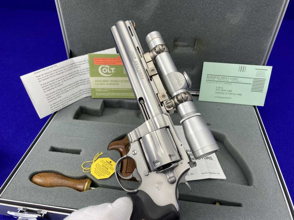 1991 Colt Anaconda Hunter .44 Mag 8" *HOLY GRAIL CUSTOM SHOP ANACONDA*-img-38