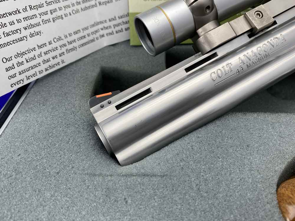 1991 Colt Anaconda Hunter .44 Mag 8" *HOLY GRAIL CUSTOM SHOP ANACONDA*-img-9