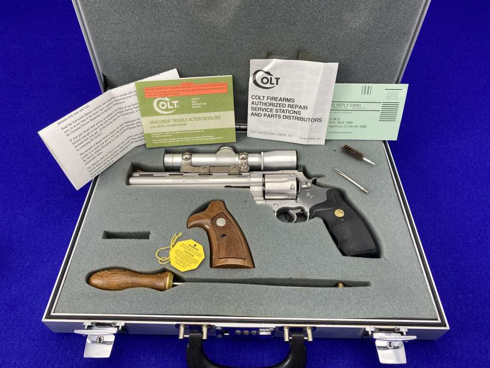 1991 Colt Anaconda Hunter .44 Mag 8" *HOLY GRAIL CUSTOM SHOP ANACONDA*-img-46