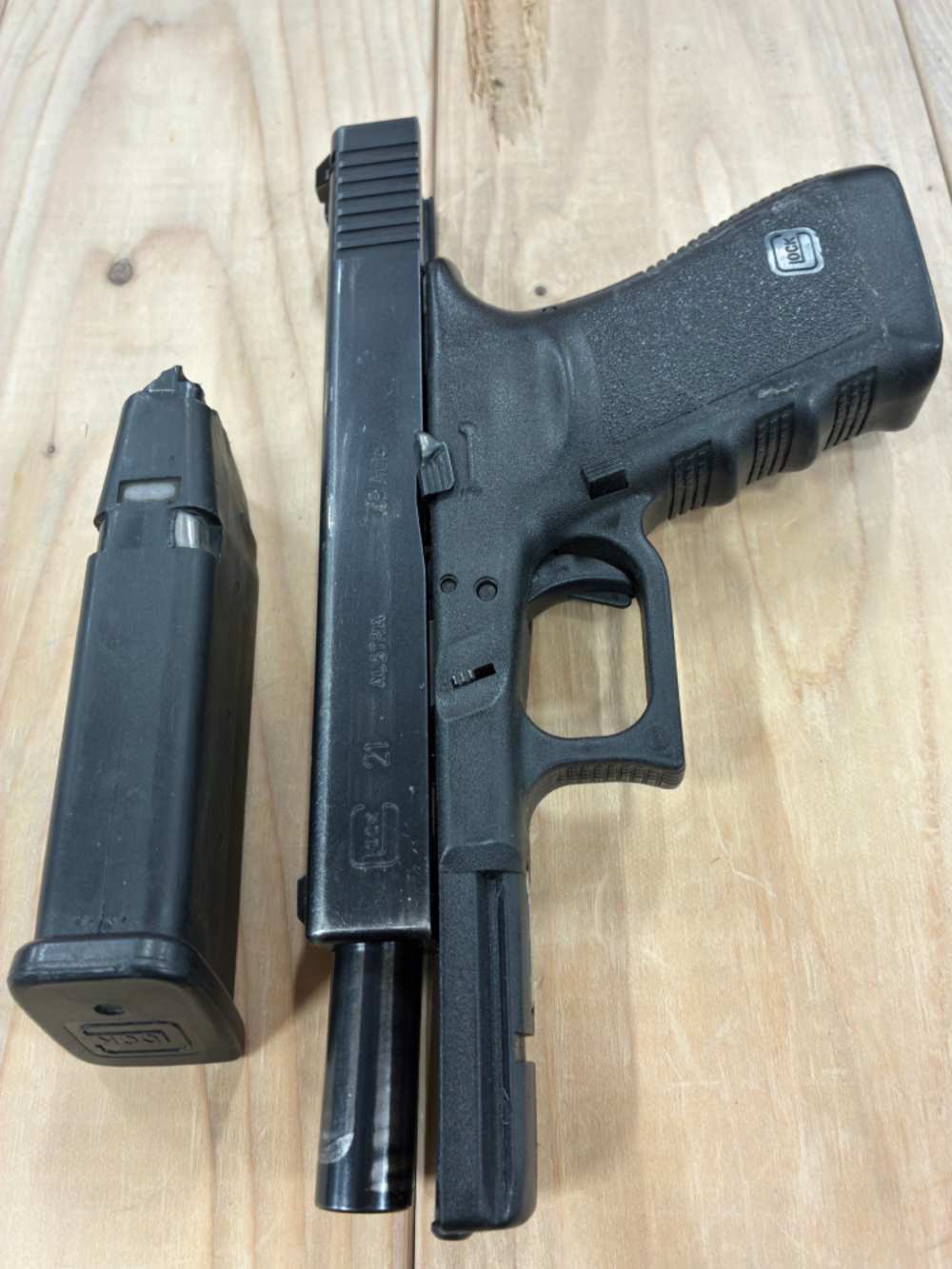 Glock 21 GEN3 .45 ACP G21 PD Trade-In w/13rd Glock OEM Mag Used-img-18
