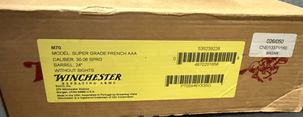 FACTORY NEW WINCHESTER 70 SUPER GRADE FRENCH WALUNT AAA 30-06-img-12