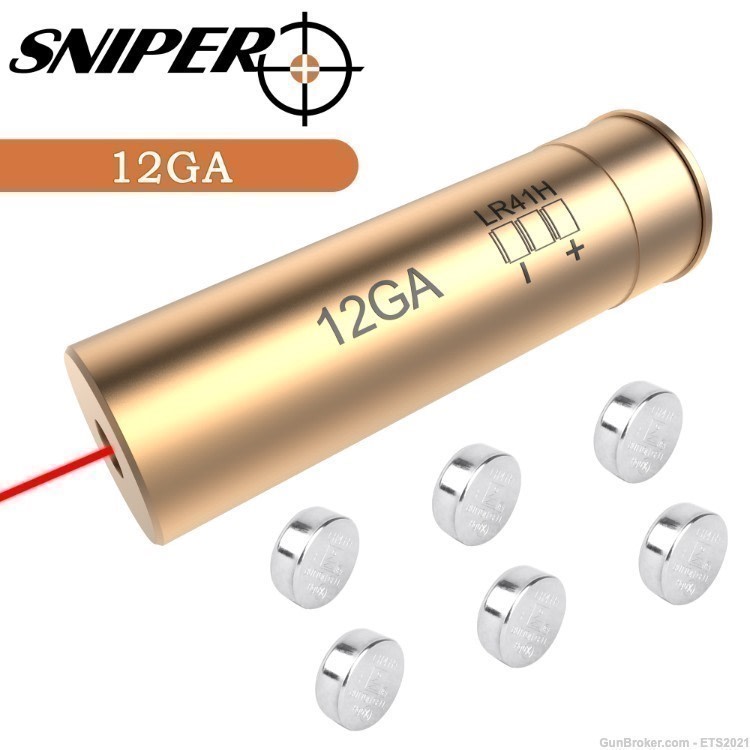 12-Gauge Shotgun Red Laser Bore Sight-img-1