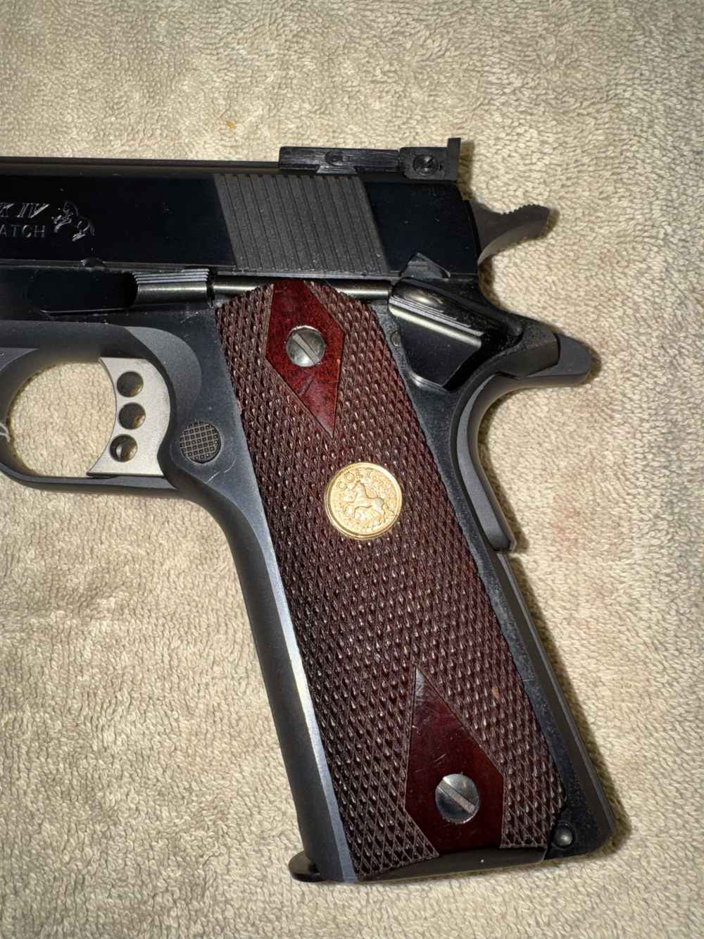 2015 Colt Gold Cup National Match Series 70 45ACP 5” O5870A1 Blued VG Box-img-2
