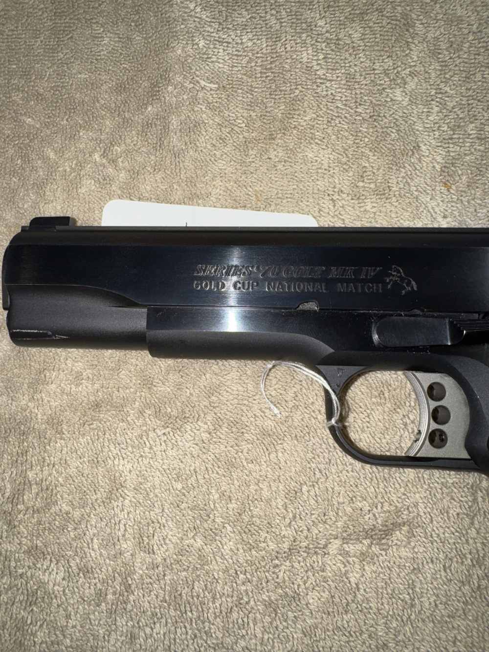 2015 Colt Gold Cup National Match Series 70 45ACP 5” O5870A1 Blued VG Box-img-3