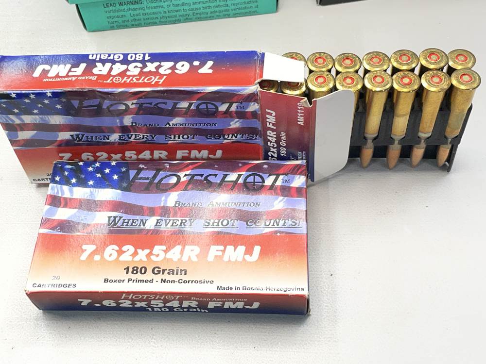 200 x 7.62x54r non corrosive ammo Soft Point FMJ 180 gr 200 Russian-img-9