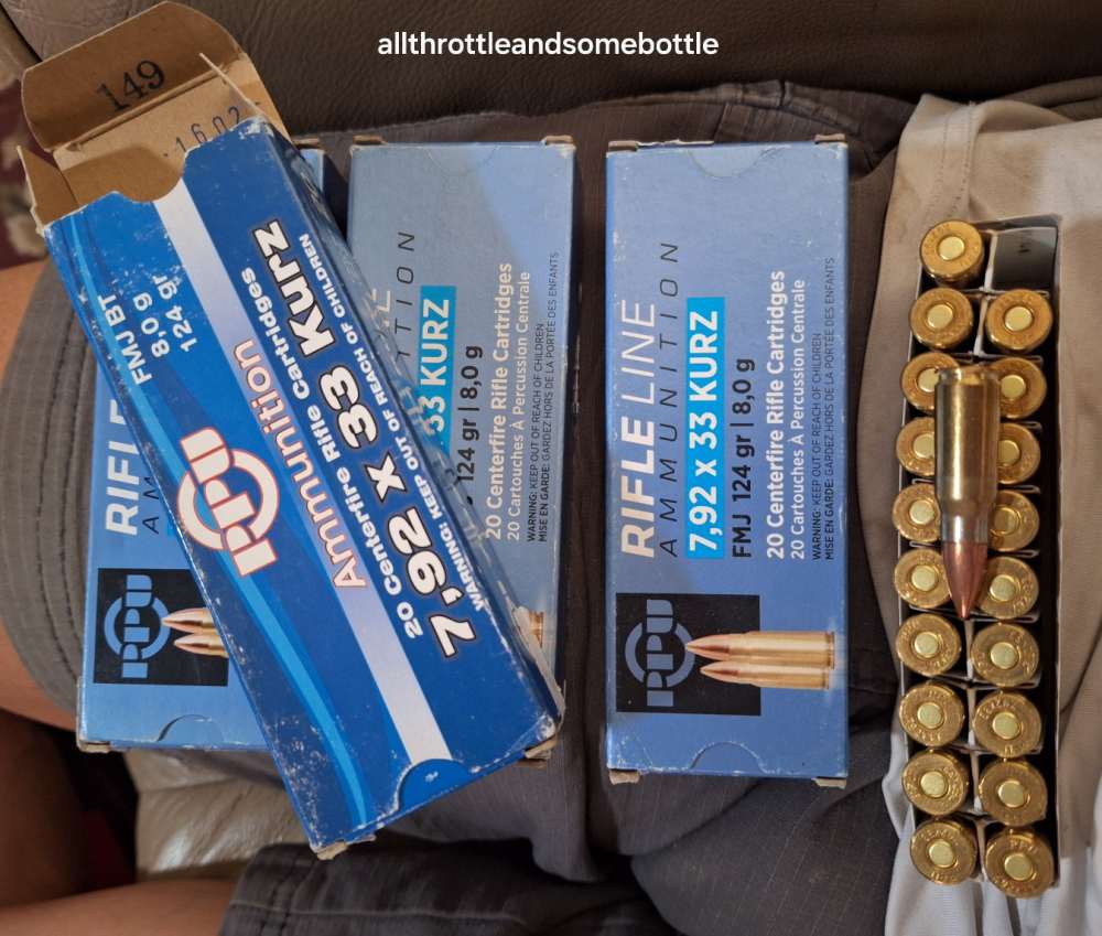 (80) RDS PPU 7.92 X 33 KURZ AMMO MP44 STG44 MP43-img-6