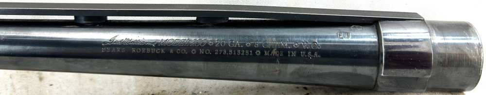 Original Ted Williams 200 3" 20Ga 24" Bbl w/Adjustable Choke - USED-img-1