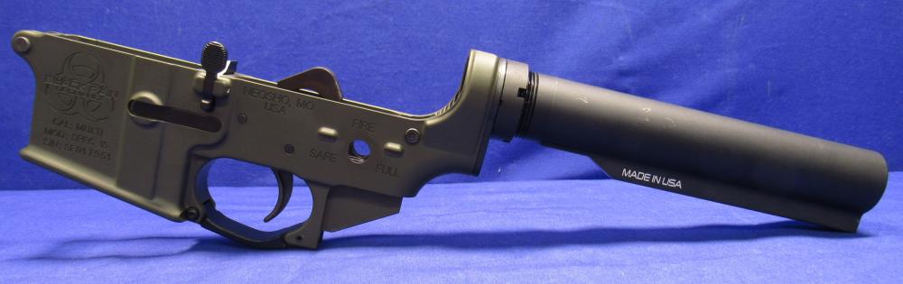 Black Rain Ordnance Spec-15 Forged AR15 Lower Receiver w/ Buffer tube-img-9