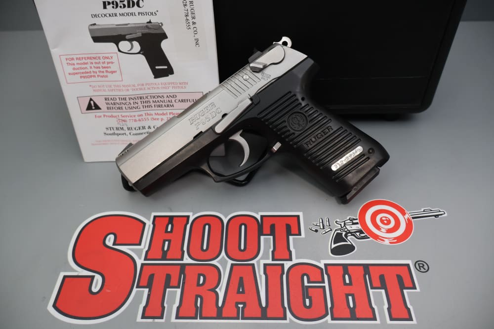 Ruger P95DC 9mm 3.9" w/Case-img-0