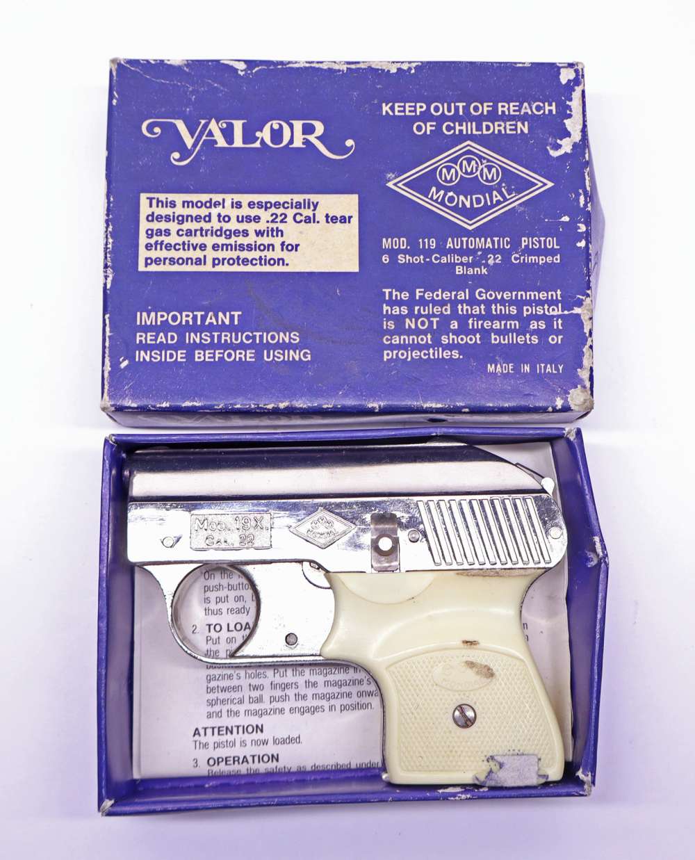 Clearance! Vintage Blank Non-Guns - 6 Pistols, .22 Cal-img-1