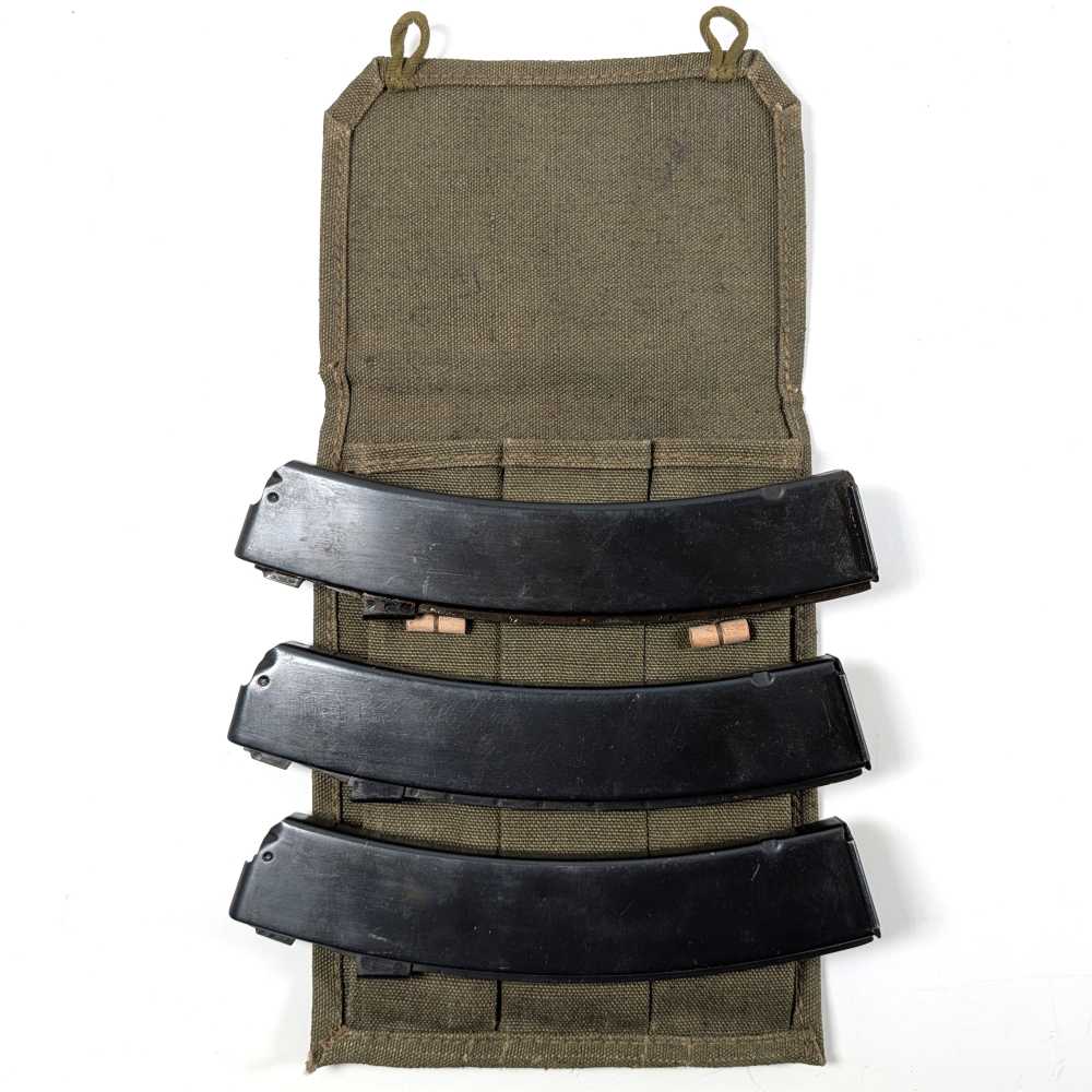 Lot of Three PPS-43 Magazines w/ Canvas Pouch-img-0