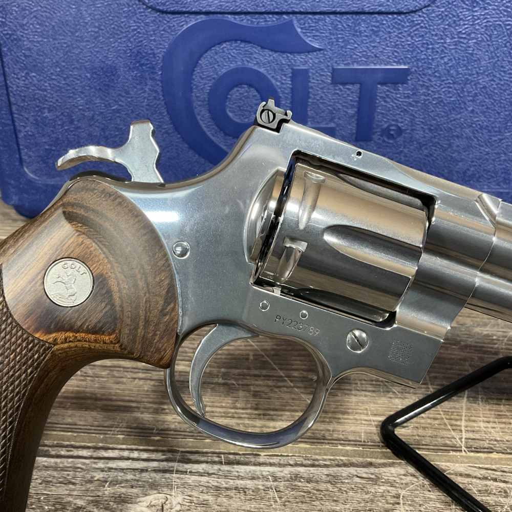 Colt Python SP6WTS 357 Magnum 6" Stainless Revolver - Box, 2 Holsters-img-9