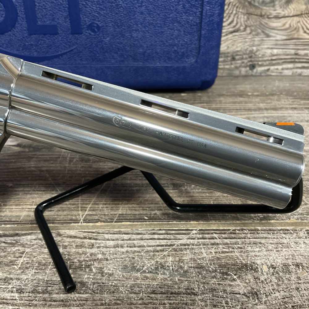Colt Python SP6WTS 357 Magnum 6" Stainless Revolver - Box, 2 Holsters-img-8