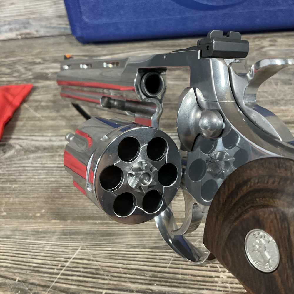 Colt Python SP6WTS 357 Magnum 6" Stainless Revolver - Box, 2 Holsters-img-17