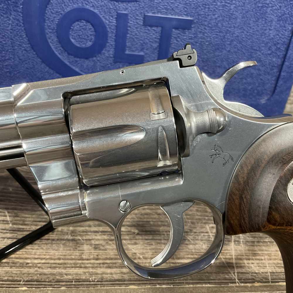 Colt Python SP6WTS 357 Magnum 6" Stainless Revolver - Box, 2 Holsters-img-3