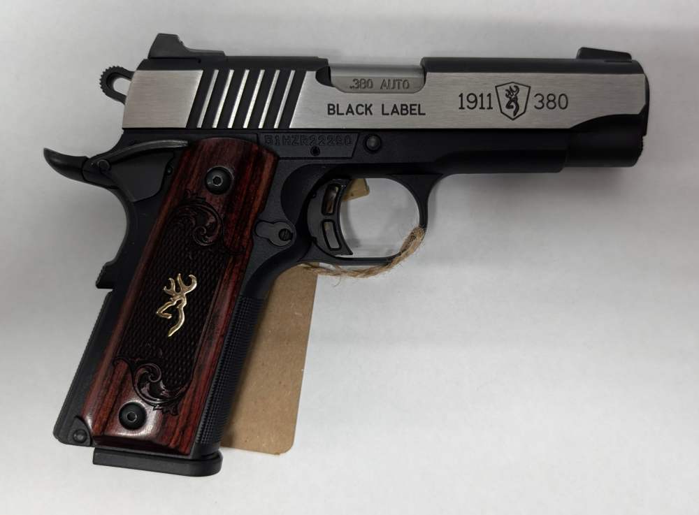 USED - BROWNING 1911-380 BLACK LABEL COMPACT-img-1