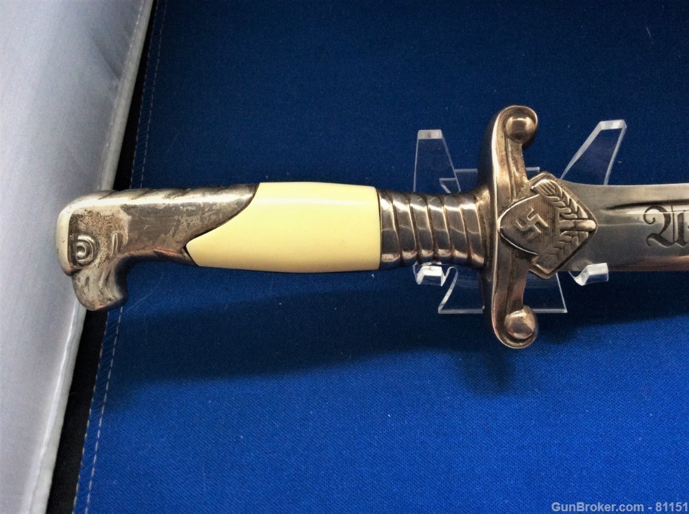 Original WWII German RAD Leader Dagger MINT-img-6