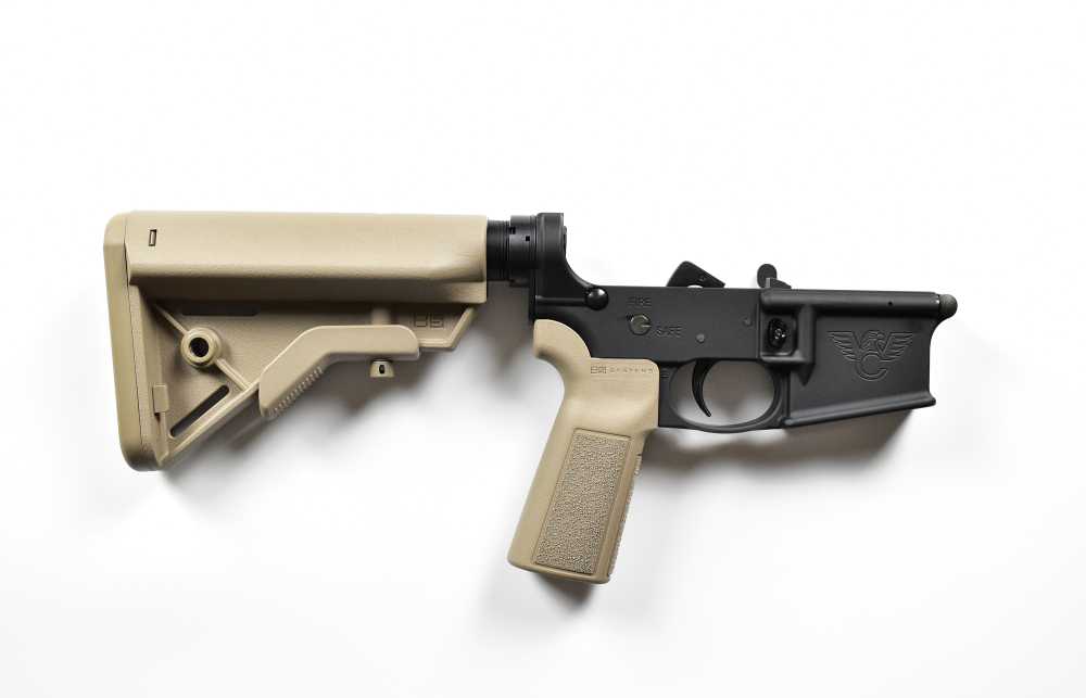 Wilson Combat Complete AR Lower, Black/FDE, B5 Furniture-img-1