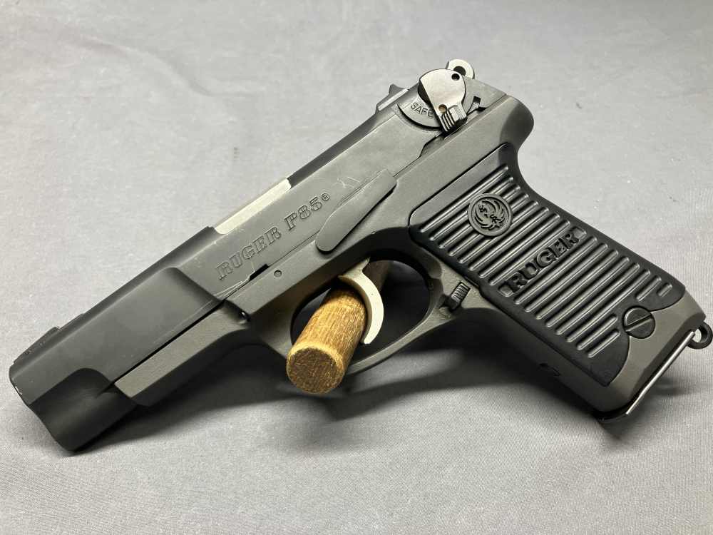Ruger P85 - 9x19mm Semi-Auto Pistol w/ Factory Case & Two Mags - MFD 1988-img-1