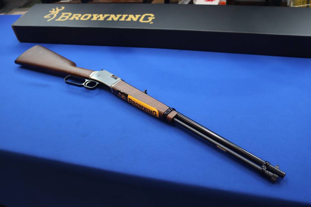 Browning BL-22 Rifle 22LR 20" Satin Nickel Walnut Stock NEW BL22 LA 22 NIB-img-31
