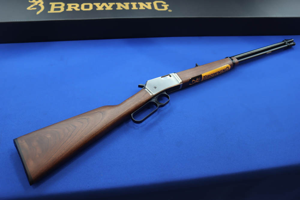 Browning BL-22 Rifle 22LR 20" Satin Nickel Walnut Stock NEW BL22 LA 22 NIB-img-0