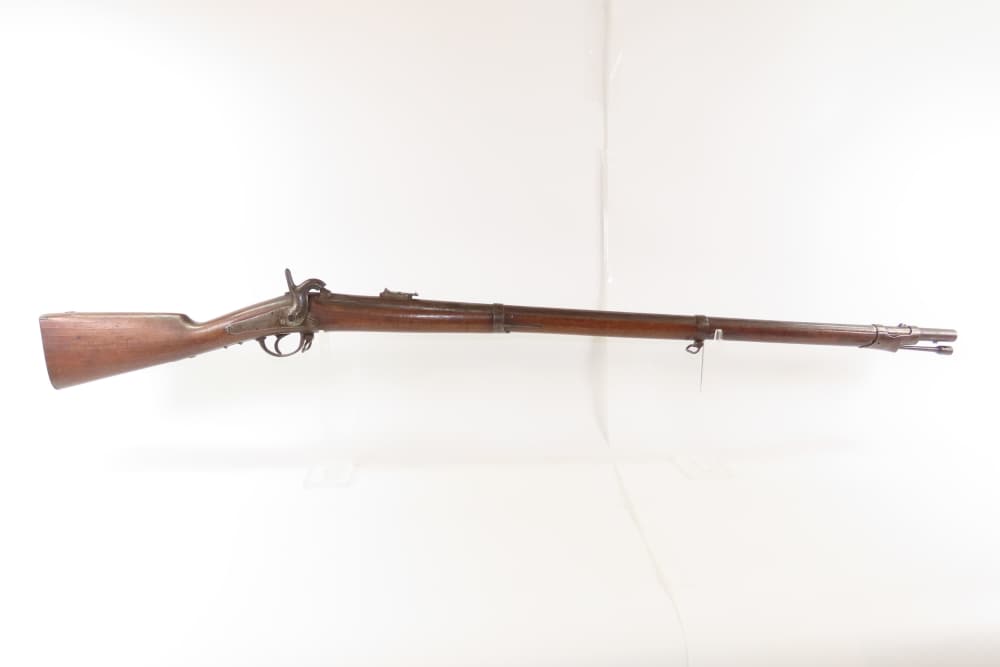 CIVIL WAR Era Antique BELGIAN A. & CH. DE LONEUX Percussion Rifle-Musket MO-img-1